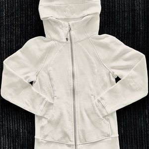 Lululemon Scuba Jacket/Hoodie, White, Size 4